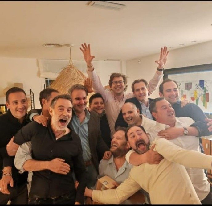 El grupo reunido para el fin de semana en Vigo